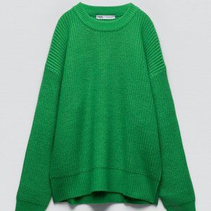 Zara Kelly Green Sweater (Small)